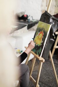 Acrylbild Atelier Colore Ulm Studentencafe